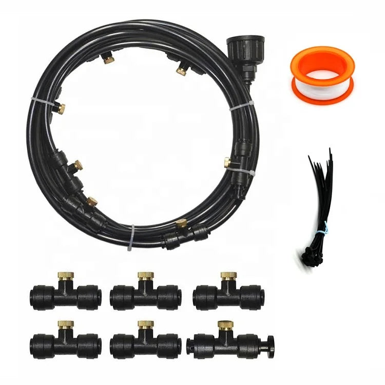 Disinfection System Water Misting Cooling System Sprinkler Mist Nozzle for Outdoor Patio
