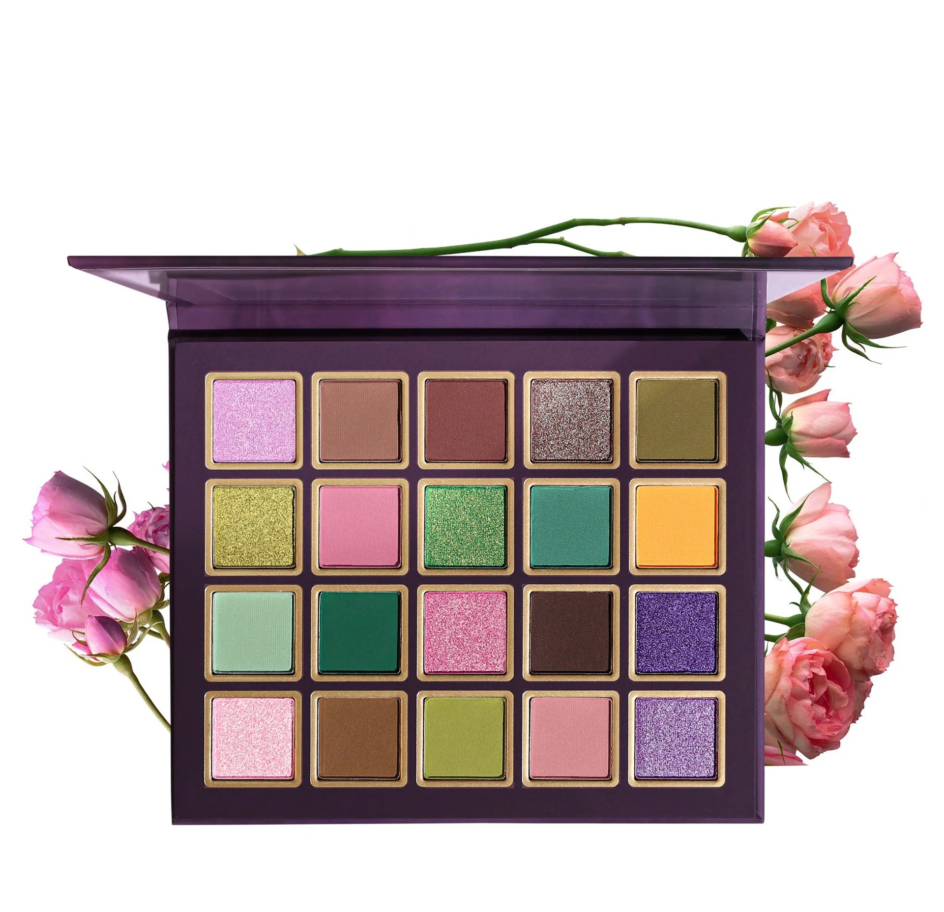 Handaiyan 20 Color Eye Shadow Shiny Powder Matte Waterproof Creamy Eyeshadows Custom Makeup Valentines Eyeshadow Palette