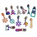 Custom Zipper Pull Creative Pattern Zipper Puller Rainbow Zipper Slider for Bags