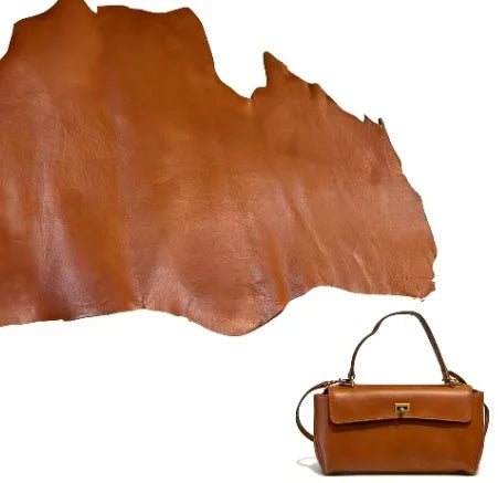 100% Cowhide Grain Finished Vegetable Tanned Eco-Friendly Leather Soft Smooth for Sofa Mattress Bags Shoes Belt & Furniture