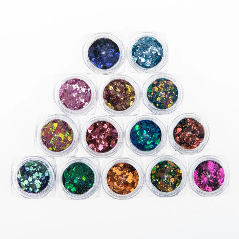 Popular Super Shiny Craft Loose Glitter Powder Bulk Private Label Glitters for Nails Glitter Gel for Skin and Hair