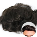 Wholesale Human Hair Toupee Thin Skin v Loop Base PU Poly Toupee Hair Replacement System for Men