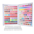 300-Piece Nail Gel Polish Color Chart Display Book Paper for Nail Painting Practice Design Fake Tips Nails Sample Color Chart