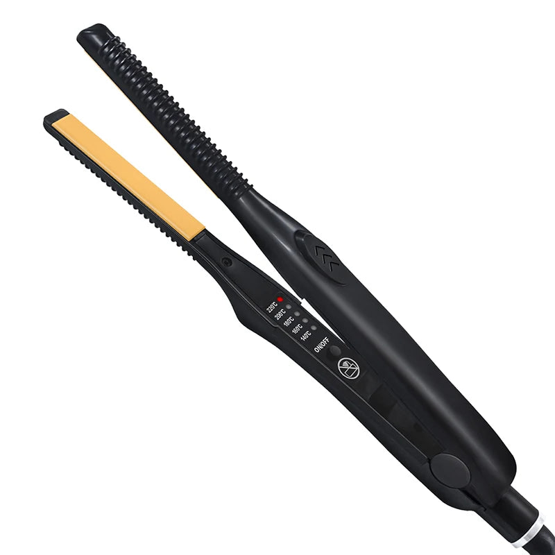2 in 1 Hair Straightener Ionic Hair Straightener Portable Mini Straightening Hair Flat Iron
