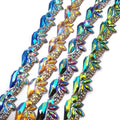 DIY Carnival Costumes Accessory Irresistible Iridescent Gems Stone Appliques Iron-On Trim Chain for Clothing Rhinestones Product