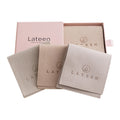 8*10cm Printed Suede Jewelry Packaging Flap Package Pouch Gift Custom Logo Microfiber Small Jewelry Envelope Suede Pouch