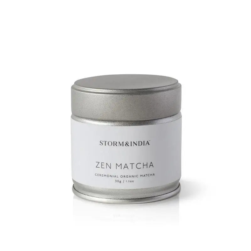 Custom Round Empty Embossed Metal Gift Tin Box Packaging Private Laber 30g Matcha Powder Tin Can