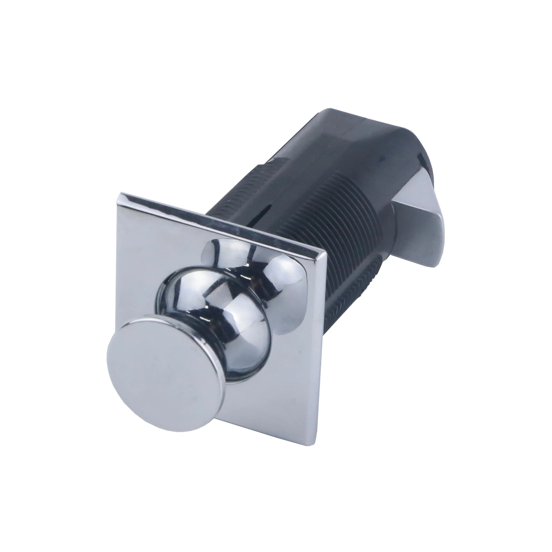 RV Accessories Mini Push Button Cabinet Lock Caravan Boat Metal Door Latch Lock for 4-25mm Board