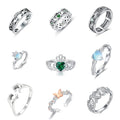YFN Square Shape S925 Sterling Silver 18K Plated Ring 5A CZ Cubic Zirconia Engagement Gold Wedding Rings Jewelry Women