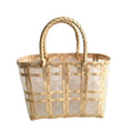 Home Decorative Large Hand Woven Gift Laundry Willow Wicker Storage Basket for Flower Bath Products