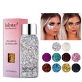 Factory Hot Sale Glitter Face Body Gel Powder Eyeshadow Lips Nails Hair Makeup Color Cosmetics Body Glitter Primer Gel