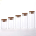 15ML 20ML 30ML Mini clear Glass Wishing Small Vials with Cork Glass Tube Corked Drift Bottle