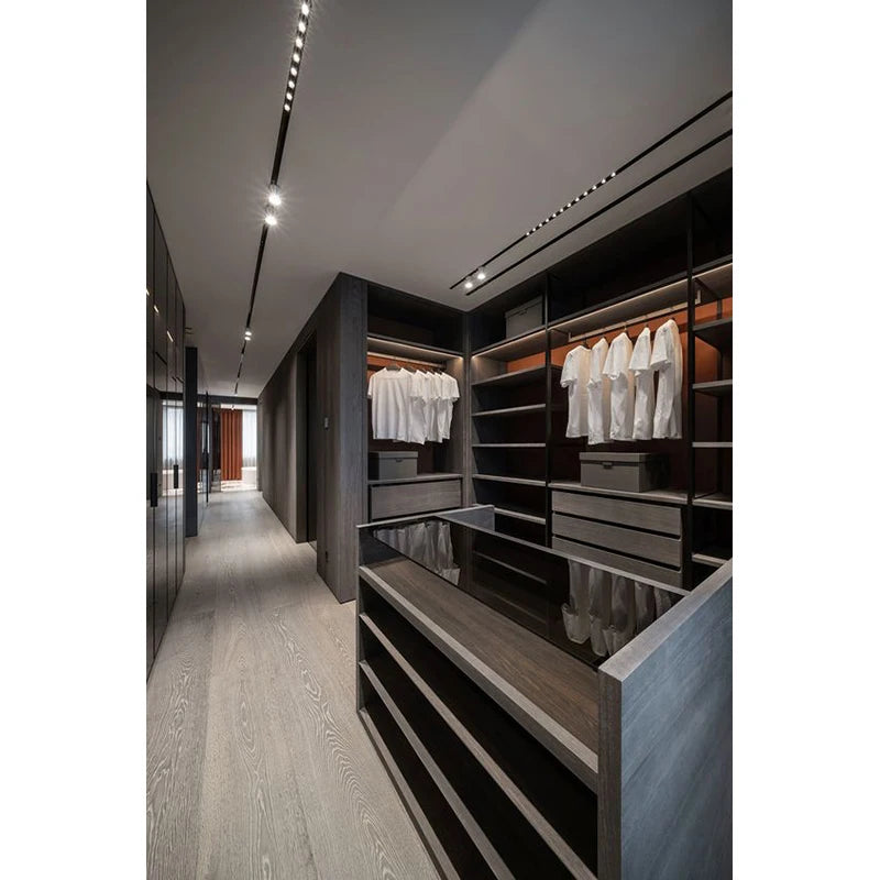 2022 New Product Hot Sale Walking Closet Furniture Wardrobe Glass Walk In Closet Wardrobe Kits