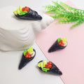 100 Pcs Artificial Sushi Food Model Toys Realistic Miniature Doll House Food Figures for Kitchen Desk Shops Party Display Decor