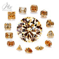 Holycome Fancy Cut Certificate Champagne Colored Gemstones Wholesale China for Ring Necklace Bracelet