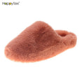 Hot Sale Fashion Winter Warm Fluffy Soft Anti Slip Shoes Ladies Flat Slippers Women Shoes Sandals House Indoor Outdoor Slippers