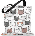 Cartoon Full-Color Printed Eco-Friendly Cotton Tote Bag Cotton Canvas with Custom Logo for Travel and Shopping