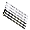 JYC RZ10 US Plastic Ring Adjuster Sizer 1-17 Finger Measuring Tool White/Black for Jewelry Accessories