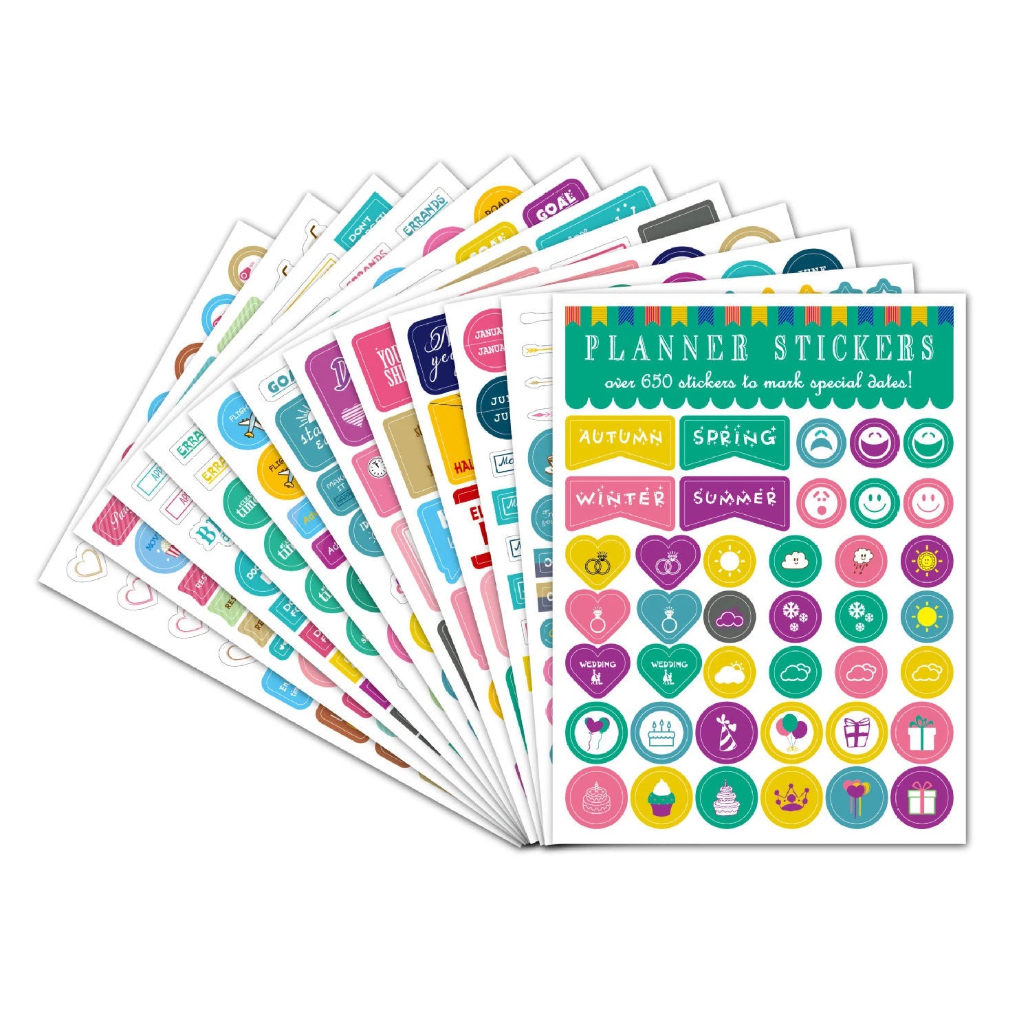 Custom Eco-friendly Waterproof Journal Stickers Die-Cut Paper for Bullet Planners Personalized Decorative Sticker Sheets DIY