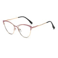 Wholesale New Cat Eye Glasses Frame Spring Hinges UV400 Anti Blue Light 2026 Luxury Photochromic Glasses for Women