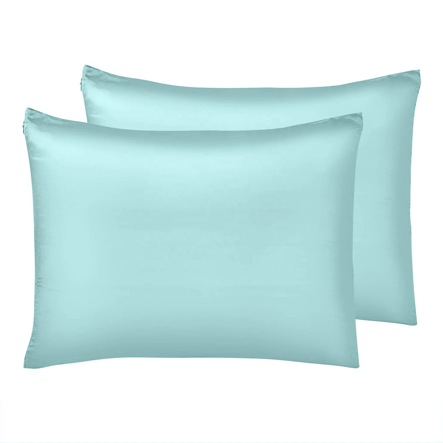 Satin Pillow Cover With Hidden Zipper Anti Wrinkle Silky Luxury Satin Pillowcase