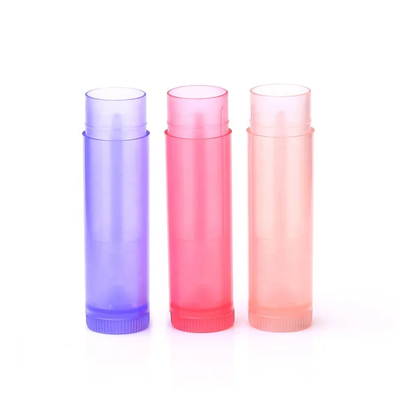 Hot Selling DIY Custom 5g Colorful Empty Plastic Lipstick Tube Packaging Plastic Twist up Tube for Lip Balm
