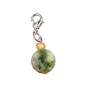 Natural Color Tourmaline Crystal Sphere Ornament Pendant Keychain New Arrival Safety Simple Keychain Gifts