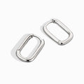 Minimalist U Shaped Geometric Hoop Earrings for Women Jewelry Gift