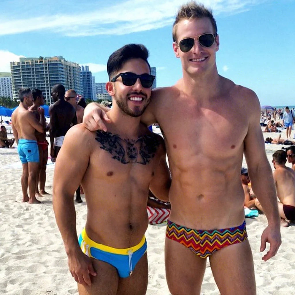 OEM Swimming Briefs Men Soft Stretch Triangle Shorts Beach Wear Swimwear Shorts for Men