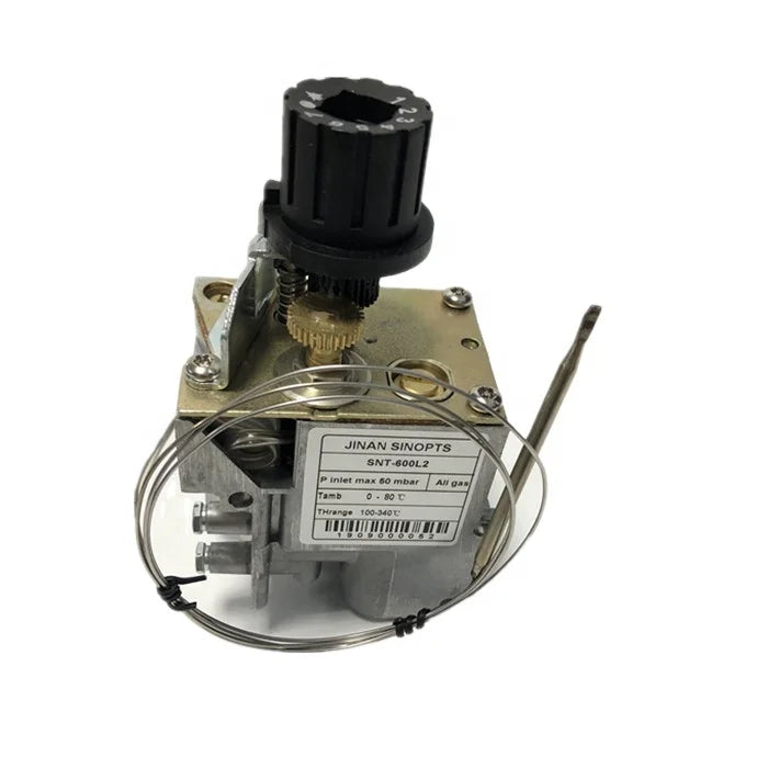 Sinopts 13-43 Thermostat Gas Control Valve for Gas Water Heater Spare Parts OEM Propane Gas Flat Top Grill Thermostat Control