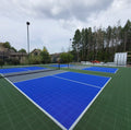 Suspended Sports Flooring Tiles Removable Badminton Court Mat Click PP Vinyl Flooring for Pickleball Badminton Graphic Design
