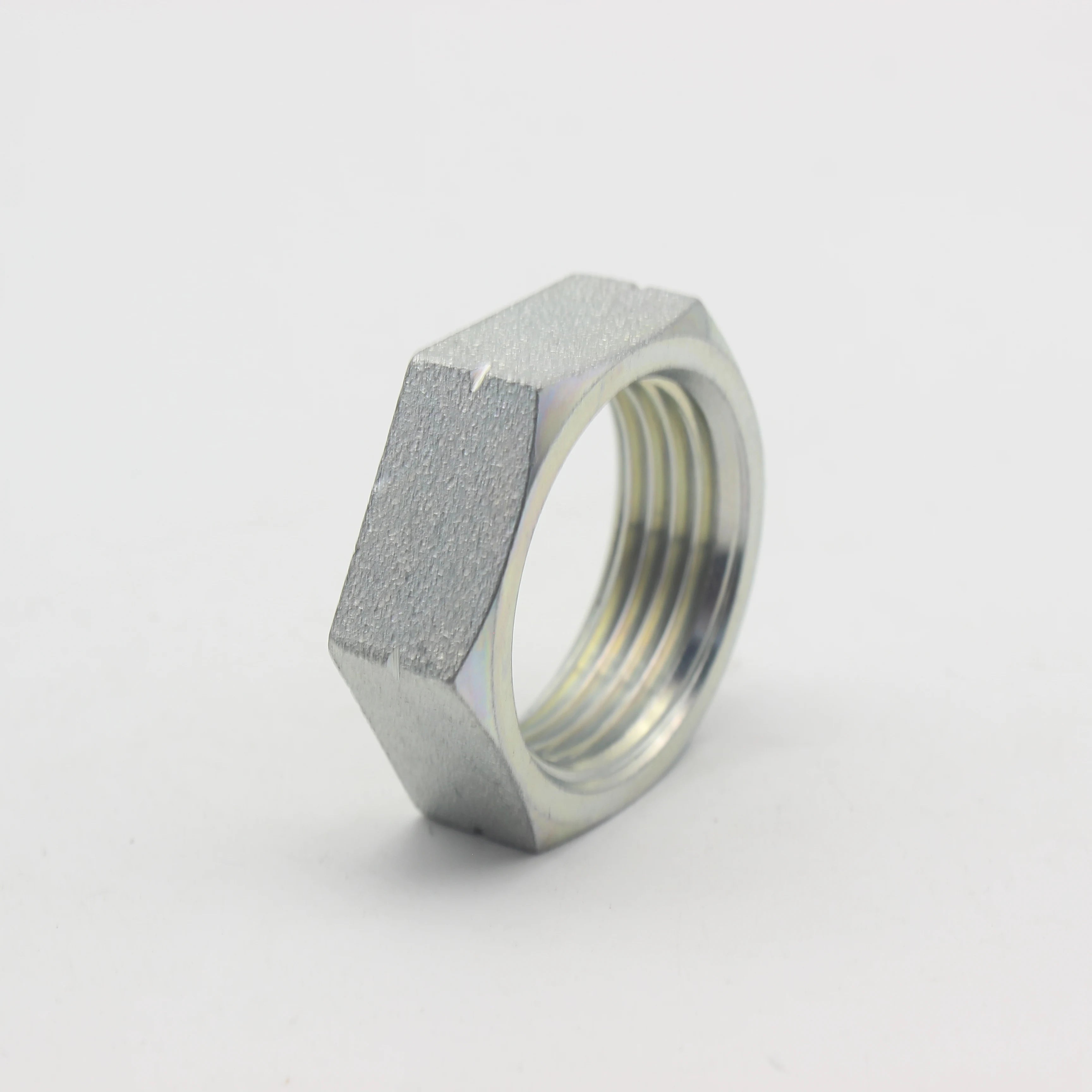 BSP LN Nut for Bulkhead  Hydraulic  Fitting Adapter Hydraulic  Parts BSP  8B  Lock Nut for Bulkhead Hose Fitting