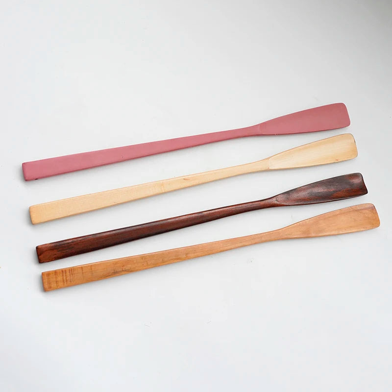 21"shoe Horn with Cow Leather Strap for Men Women Kids and Seniors Long Handle Wooden Shoe Horn Portable Shoe Lifter