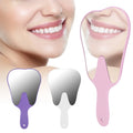 Glass Dental Mouth Mirror Handle Tooth Shaped Tooth Examination Inspection Choose Oral Care Dentist Tools