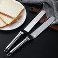 High Quality Stainless Steel Square Spatula Household Bakeware Baking Tools for Cake Butter Kitchen Gadgets