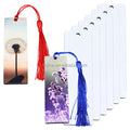 2022 Eco-Friendly Two Sided Heat Press 94x28mm Sublimation MDF Bookmark Blanks with Tassel