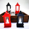 LED Lantern Classic Led Flashing Candle square Lantern