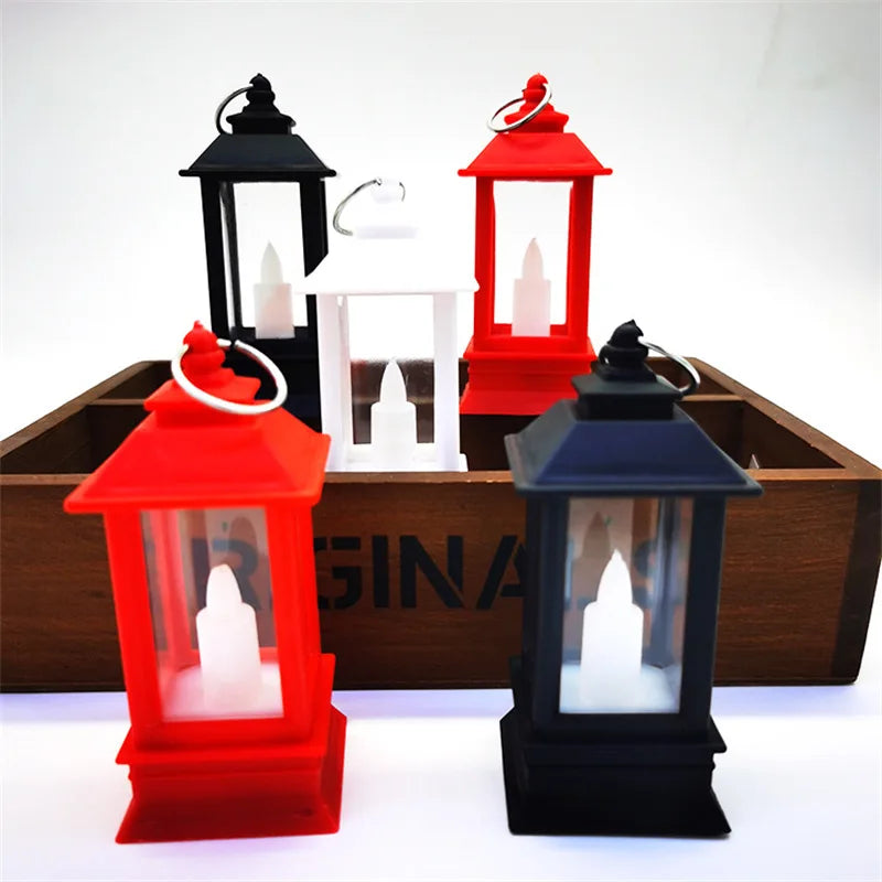 LED Lantern Classic Led Flashing Candle square Lantern
