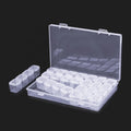28 Grids Compartment Transparent Medicine Box Jewellery Packing Plastic Removable Box Nail  Tool Storage Case