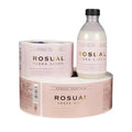 Custom Printed Gold Foil Shower Shampoo Labels Personalized Daily Necessities Packaging Stickers UV Printed Vinyl for cosmetic