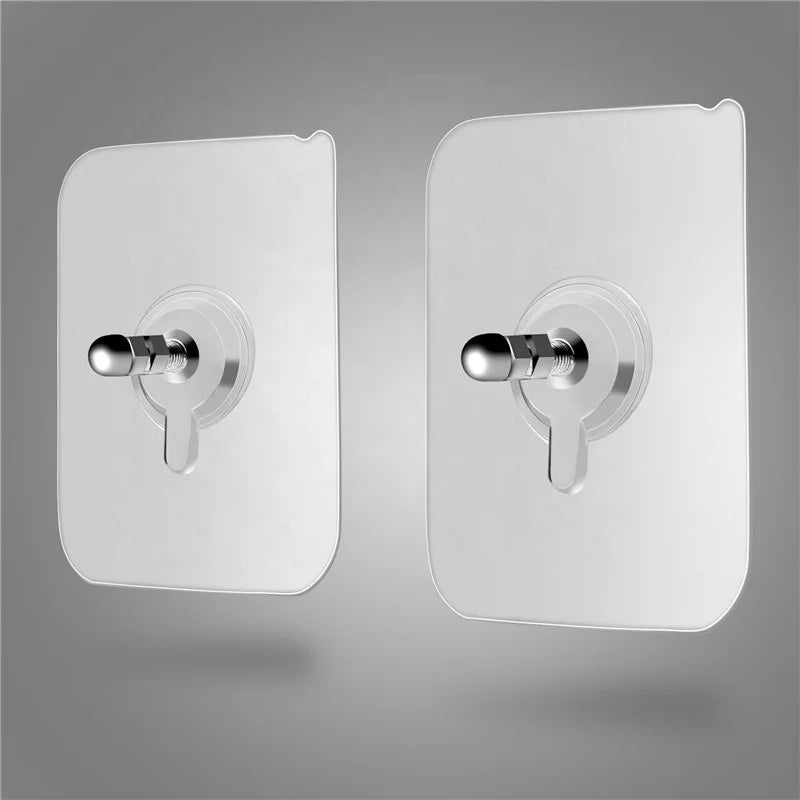 Modern Multifunction Waterproof Dampproof Nail Free Wall Mounted Adhesive Hook with PVC Material
