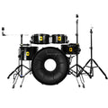 Beatello ACE Metal Power 22 Inch Musical Professional Percussion Instrument Bass Drum 5 Pcs Size Full Drum Kit for Adults