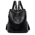 Mini Backpack Pu Leather Women Shoulder Bag for Teenage Girls Kids Multi-function Small Bagpack Female Ladies School Backpack