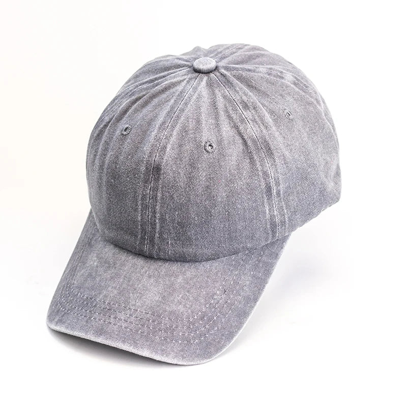 XXL Oversized Logo 6 Panel Men Women Suede Baseball Cap Hat Washed Cotton