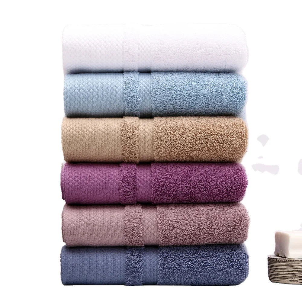 Customised Large Hotel Hand Face Towels Quick Dry Highly Absorbent Soft Feel Towels Perfect for Daily Use