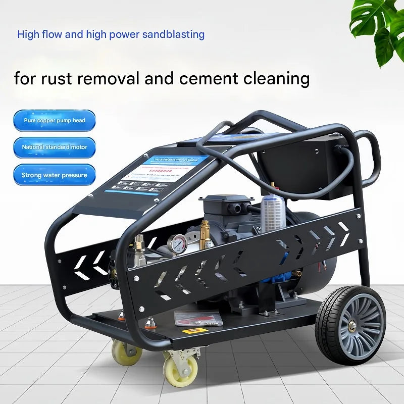 Heavy Duty High Pressure Steam Cleaner with Jet Washer Functionality Metal Construction for Car Wash Use