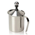 Food Grade Stainless Steel Manual Milk Frother Traditional Handle Milk Frother Milk Foaming Pitcher