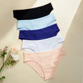 Ladies Pure Cotton Panties  Interior Mid Rise Female Hipster Panties Cotton Women Underwear