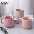 Multi-Color Novelty Ceramic Coffee Mugs with Handle Household Used Ceramic Mug for Busy Days