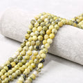 Natural Gemstone Yellow Turquoise Beads8mm Round Handcrafted Beads KitBeads for Bracelet Necklaces Earring Jewelry Making